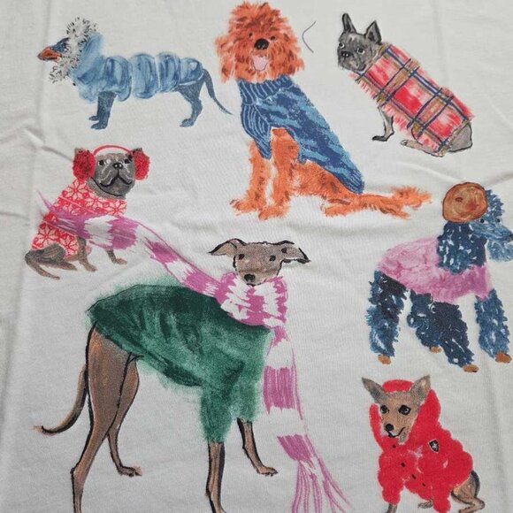 New J Crew Factory collector tee dogs in sweaters outerwear graphic tee - Picture 4 of 8